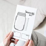 Savings Jar downloadable digital template by iTagDigital