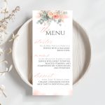 Peach Blush Menu