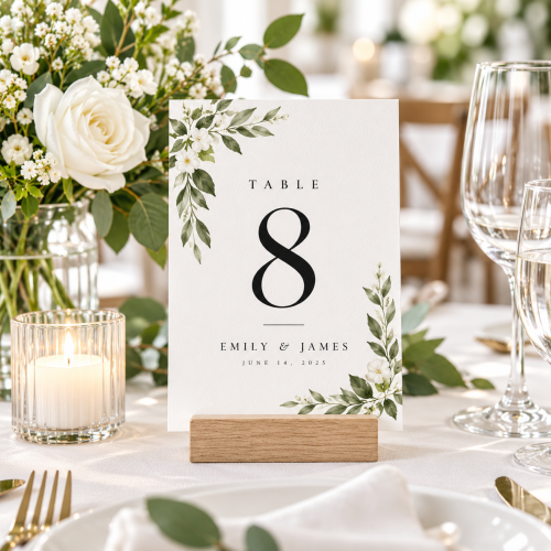 Wedding Table Numbers